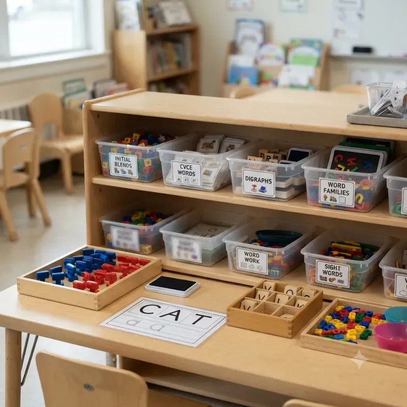 Phonics Manipulative Station Builders