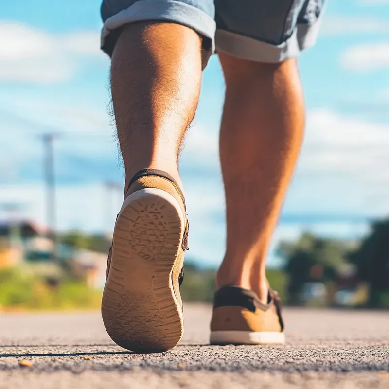Walking On Road Ground Views