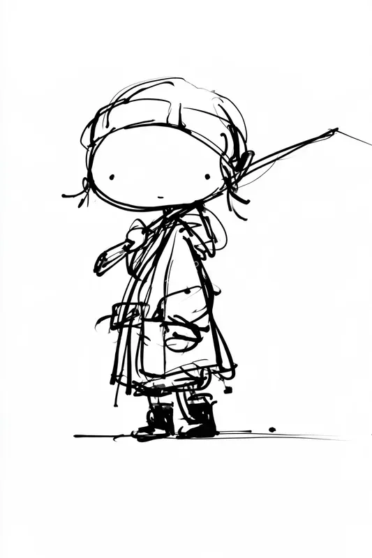 Minimalist Ink Characters