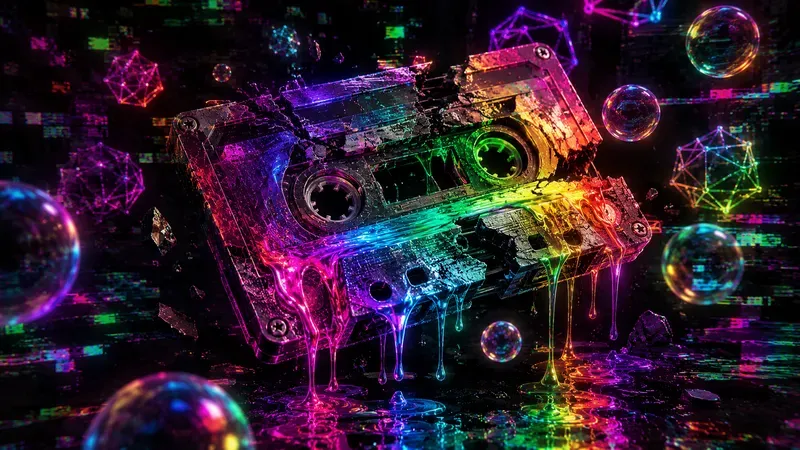 Psychedelic Neon Pop Art
