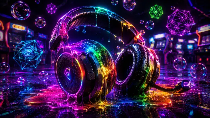Psychedelic Neon Pop Art