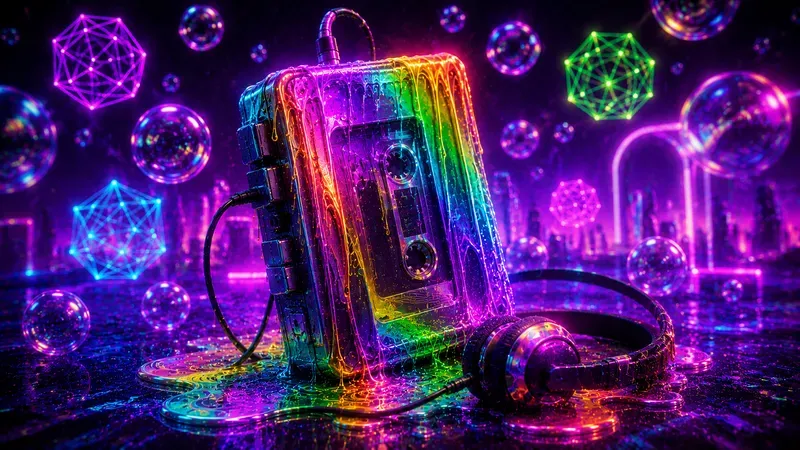 Psychedelic Neon Pop Art