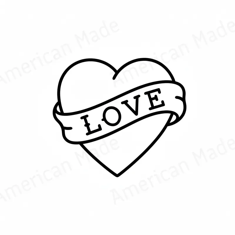 Valentine Flash Line Art