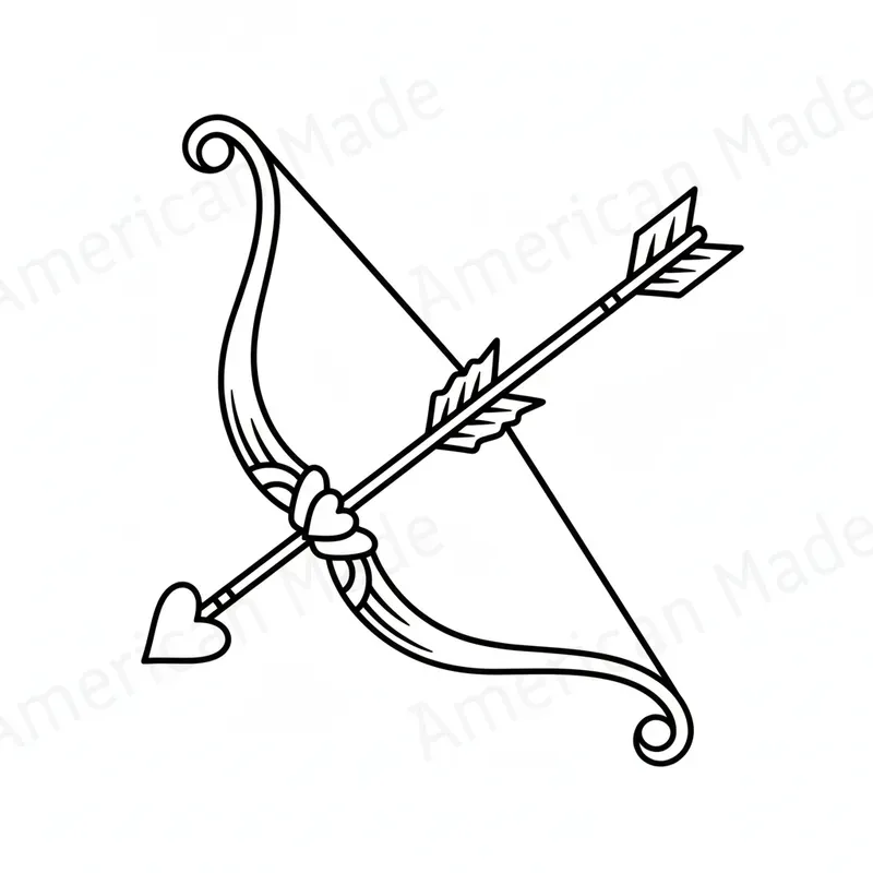 Valentine Flash Line Art