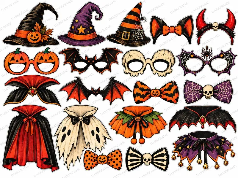 Halloween Printable Party Props
