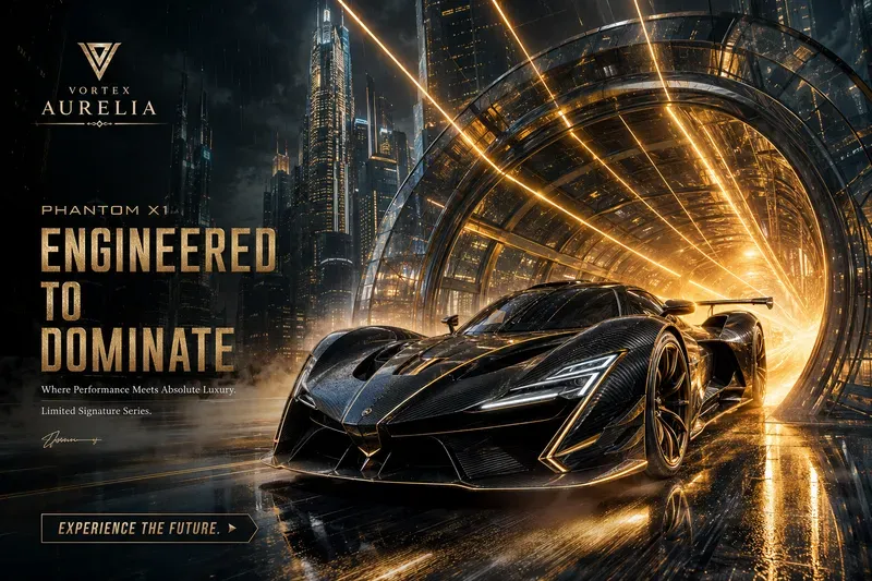 Cinematic Ultrapremium Luxury Automotives