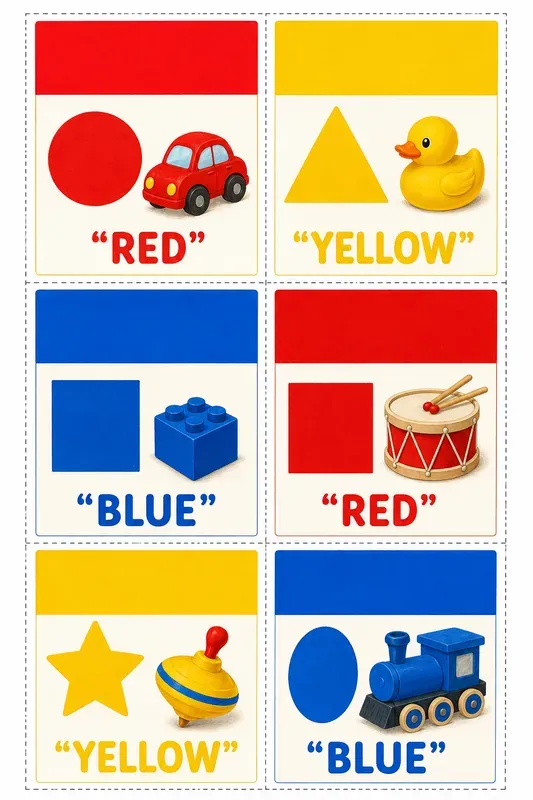 Preschool Colors And Shapes Printables