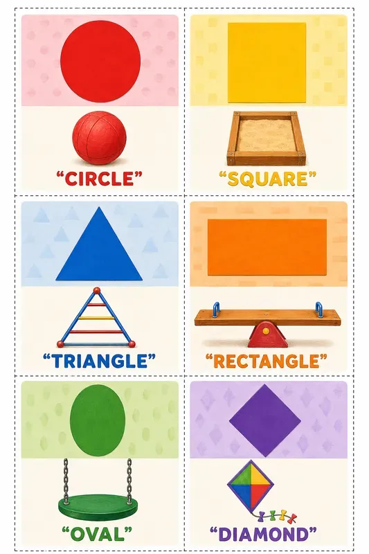 Preschool Colors And Shapes Printables