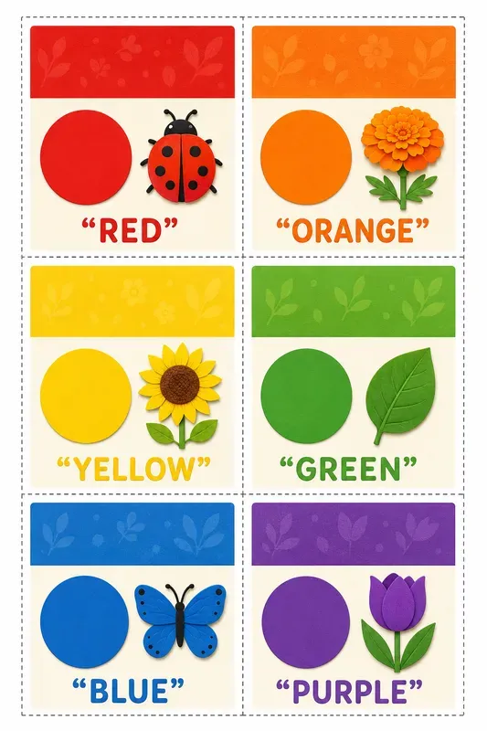 Preschool Colors And Shapes Printables