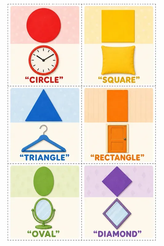 Preschool Colors And Shapes Printables