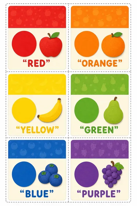 Preschool Colors And Shapes Printables