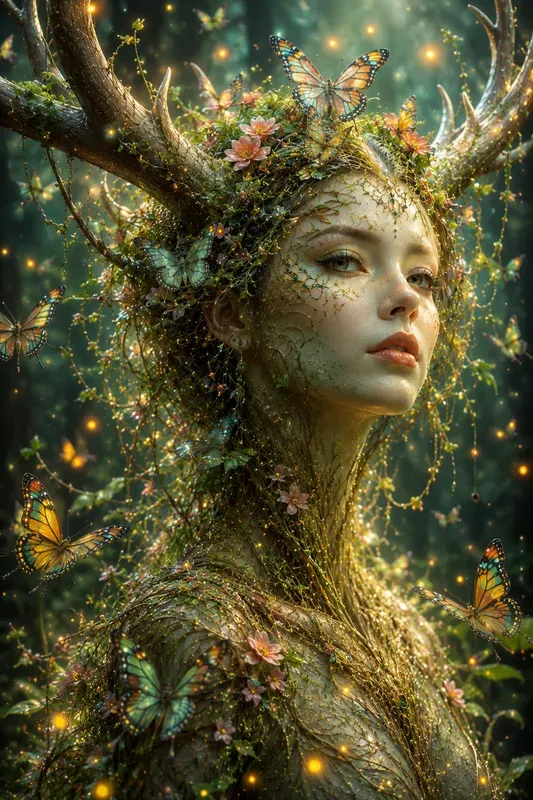 Nature Fusion Portraits