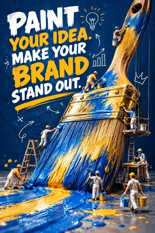 Bold Brand Illustration Posters