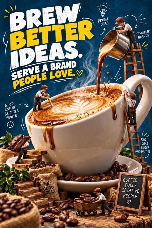 Bold Brand Illustration Posters
