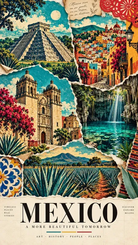 Tornpaper Travel Posters With Titles
