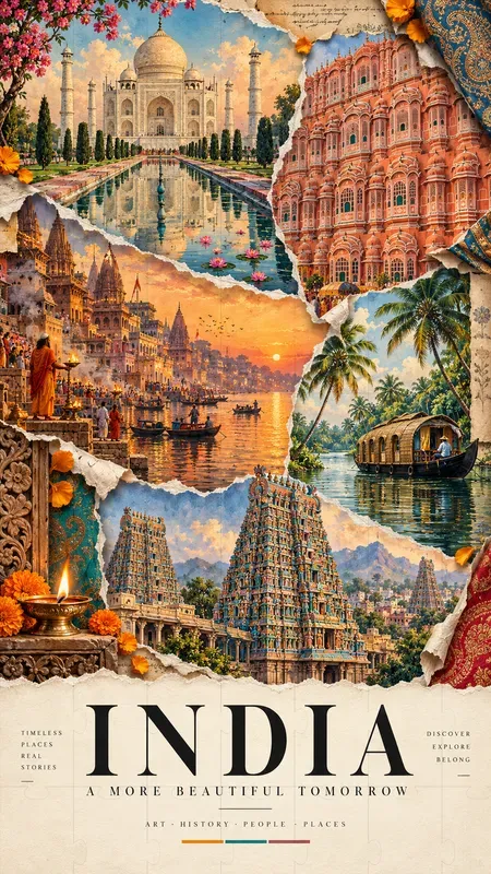 Tornpaper Travel Posters With Titles