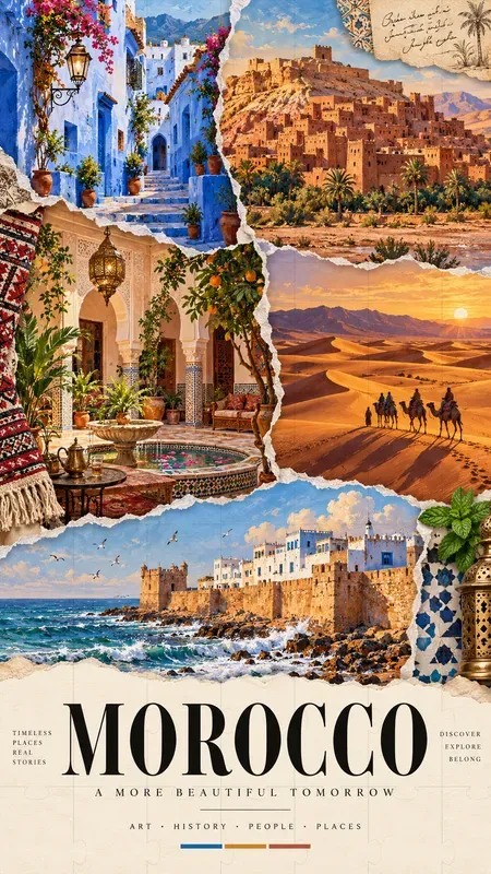 Tornpaper Travel Posters With Titles