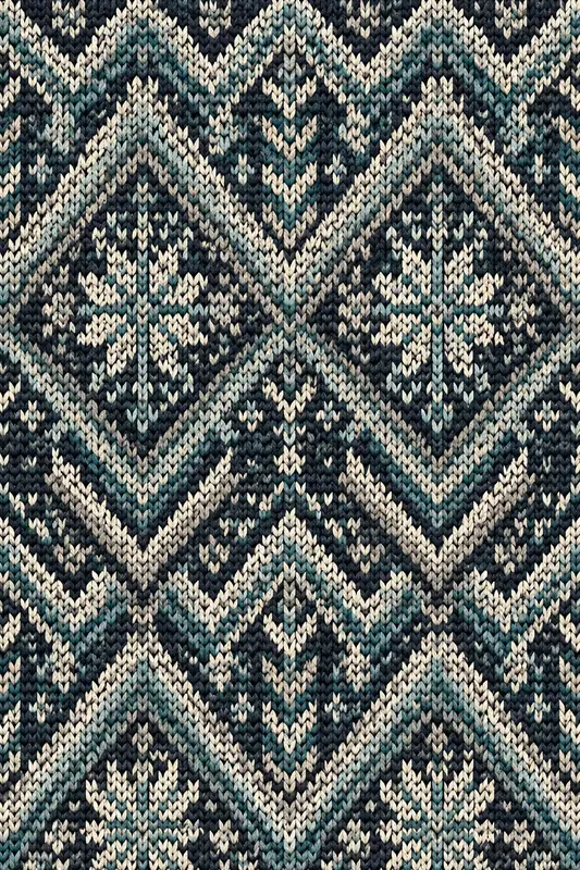 Retro Nordic Knitted Patterns
