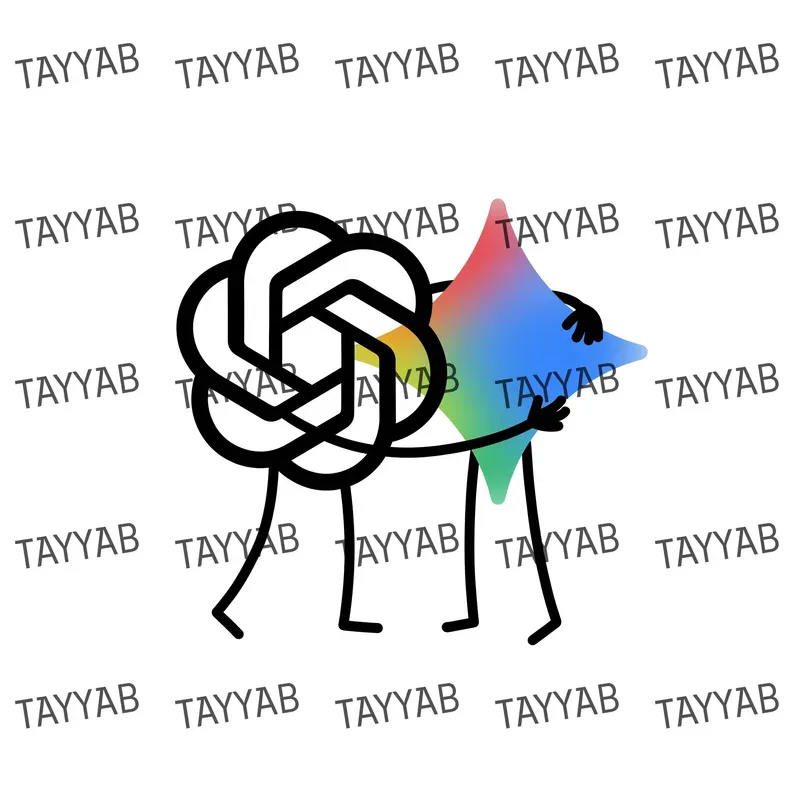 Minimal Logo Stick Figure Doodles