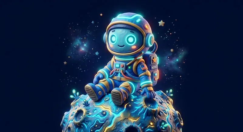 3D Bioluminescent Clay Characters