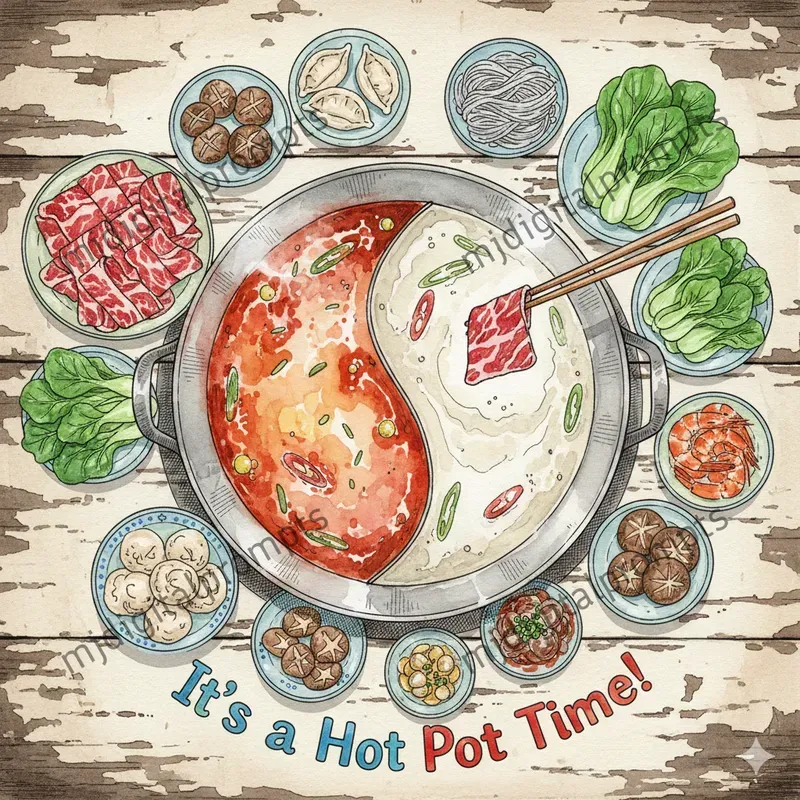 Watercolor Food Dish Paintings Art