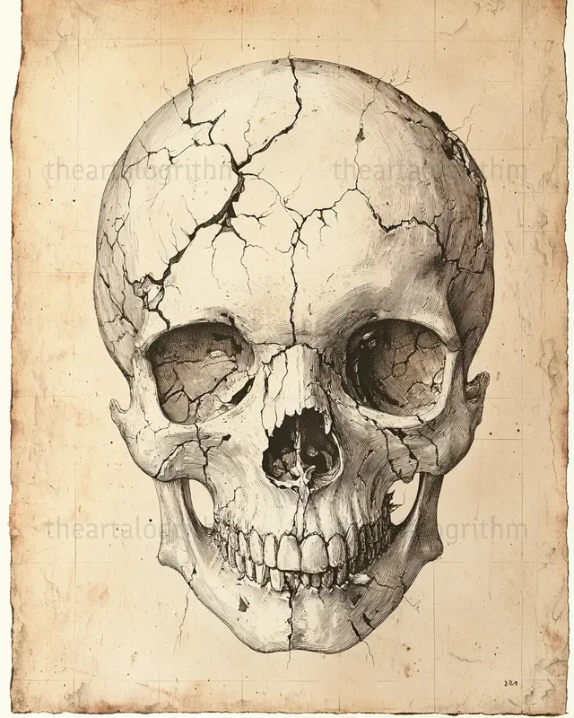 Fractured Anatomy Vintage Sketches