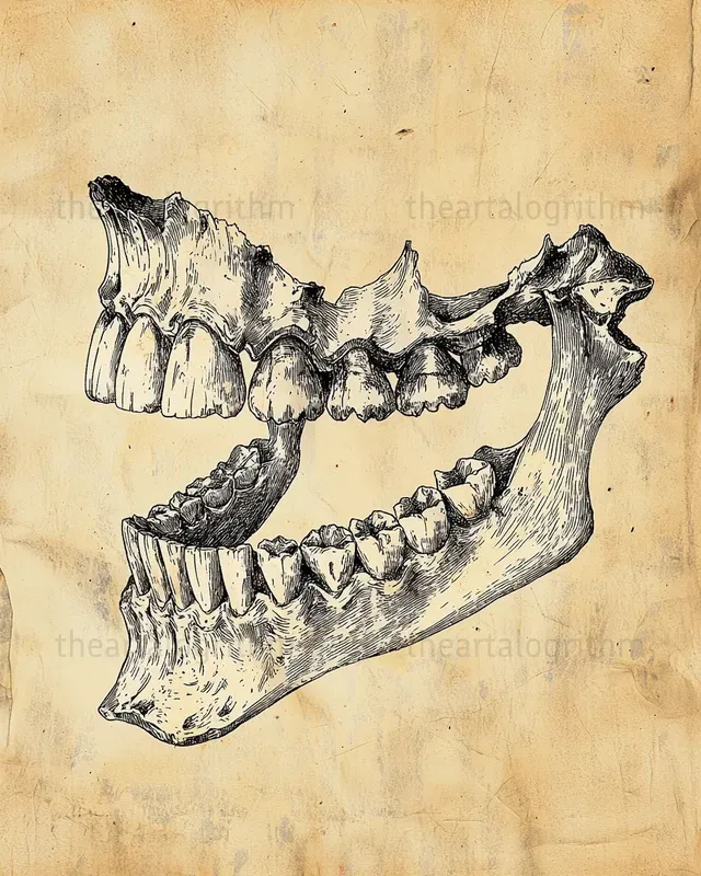 Fractured Anatomy Vintage Sketches