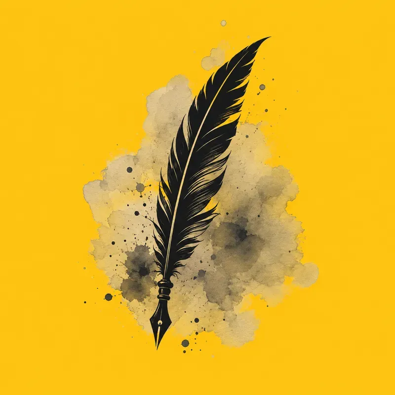 Yellow Watercolor Logo Icons Packs