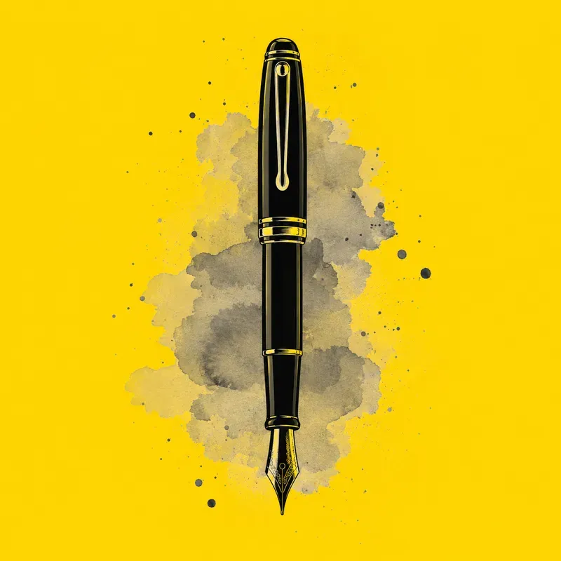 Yellow Watercolor Logo Icons Packs