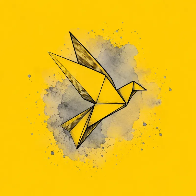 Yellow Watercolor Logo Icons Packs