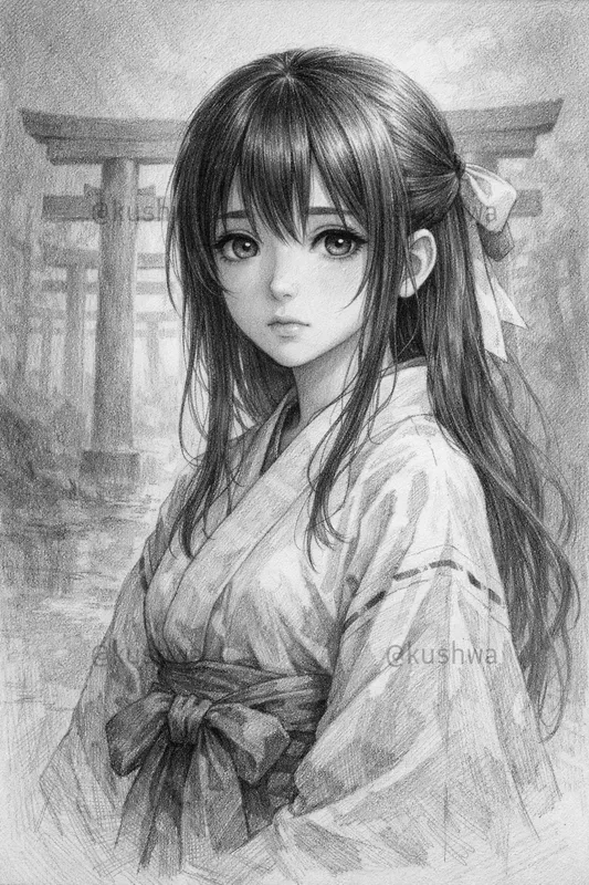 Anime Pencil Sketches