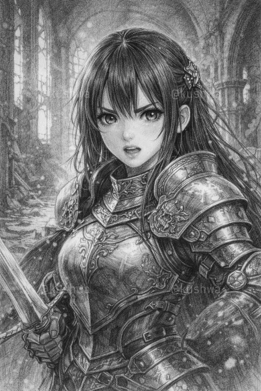 Anime Pencil Sketches