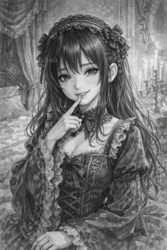 Anime Pencil Sketches