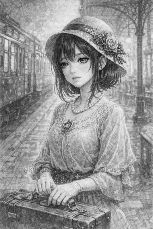 Anime Pencil Sketches