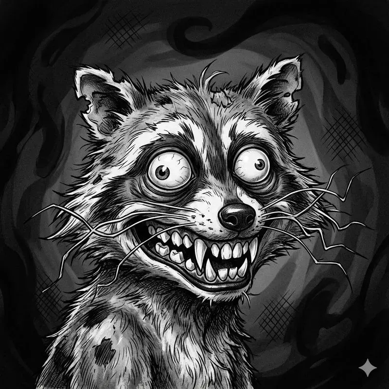 Twisted Cartoon Nightmare Animal Portraits