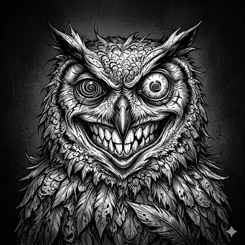 Twisted Cartoon Nightmare Animal Portraits