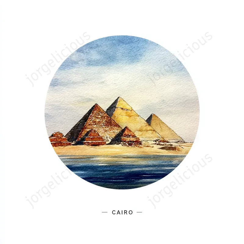 Clean Watercolor City Icons