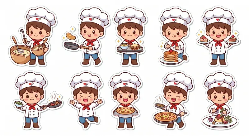 Cute Kawaii Chibi Character Pose Sheets