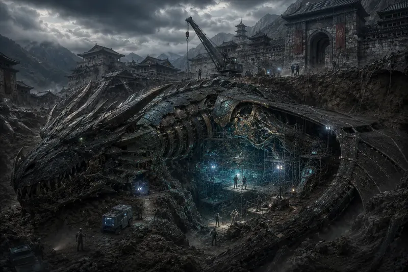 Neon Fossil Future Generator