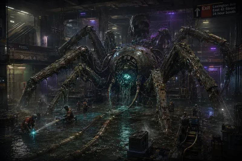Neon Fossil Future Generator