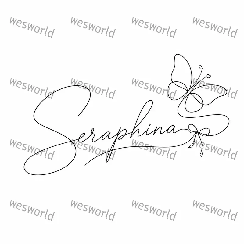 Signature Logo Line Creative Minimal Art