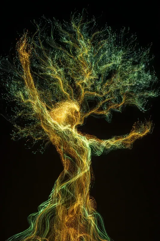 Light Painting Portrait Art Generator