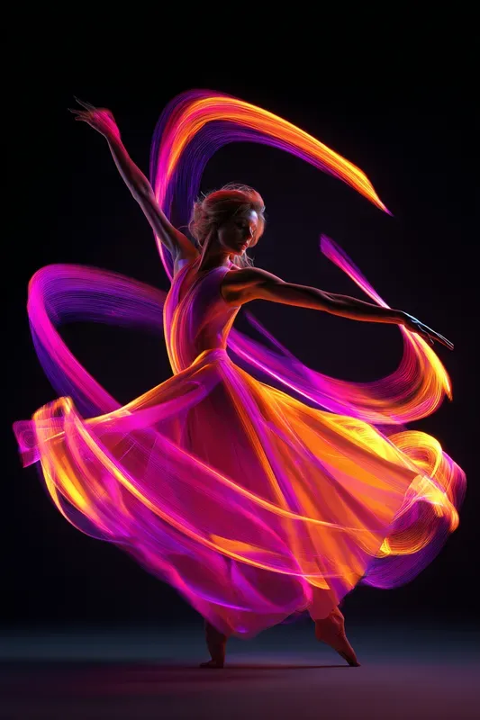 Light Painting Portrait Art Generator