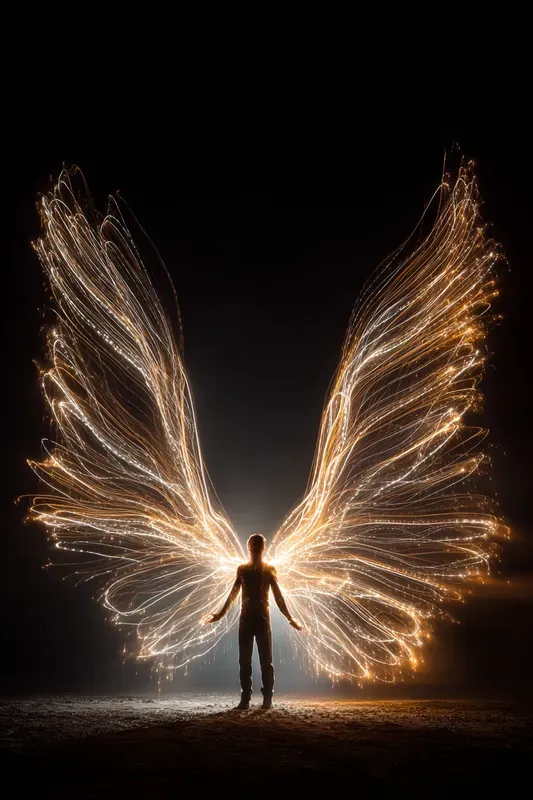 Light Painting Portrait Art Generator