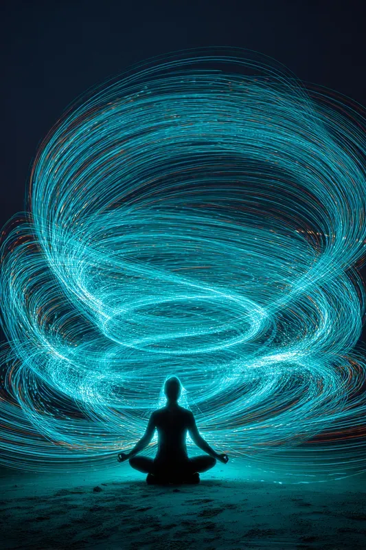 Light Painting Portrait Art Generator