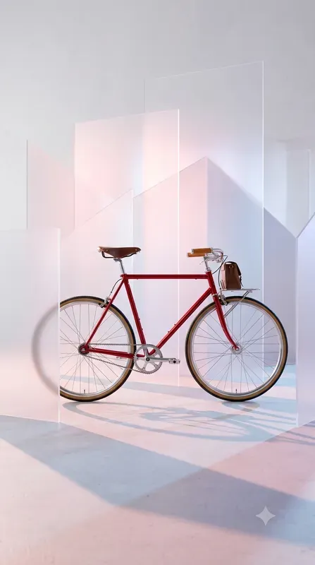 Acrylic Overlay Bicycle Stages