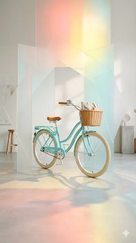 Acrylic Overlay Bicycle Stages