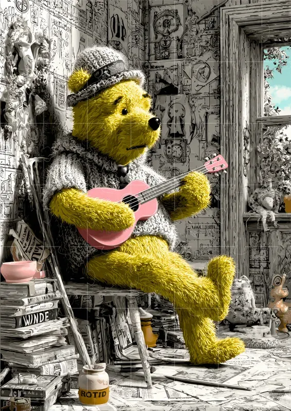 Whimsical Character Music Illustrations