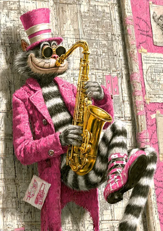 Whimsical Character Music Illustrations