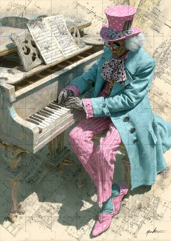 Whimsical Character Music Illustrations